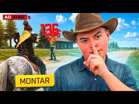 🔴 LIVE! - JOGANDO RANKEADA E APOSTADO - O CAVALO CHEGOU! VIREI COWBOY - PHZIN7 LIVE ON FREE FIRE 🔴