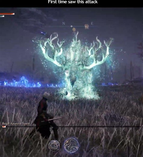 Ancestor Spirit rare move ( i guess ) #eldenringnightreign
