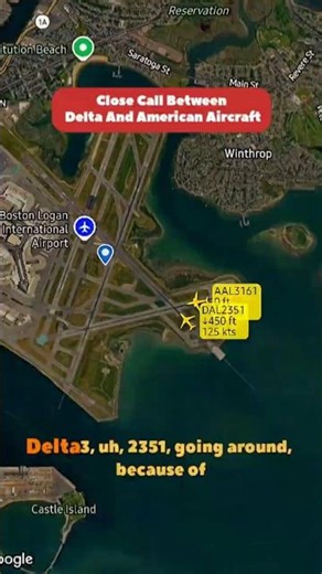 Close Call at Boston Logan! ✈️ Delta A319 Aborts Landing as American Jet Takes Off 😱 FAA To Probe