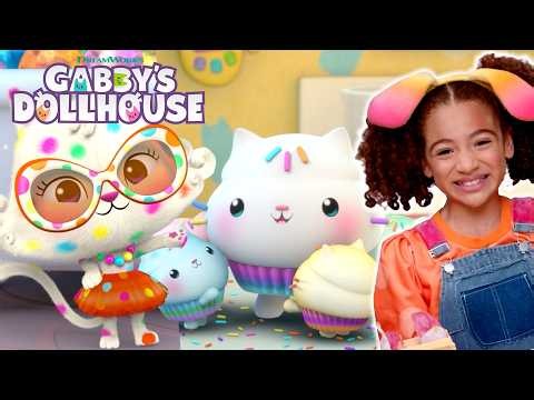 It's Family Time! Gabby's Extra Special Guests Visit the Dollhouse | GABBY'S DOLLHOUSE