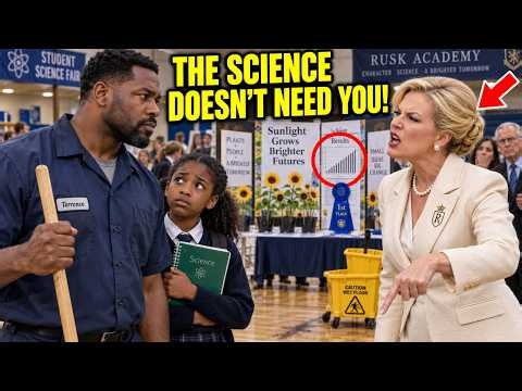 Headmistress Mocked a Black Single Dad Janitor—Then the Science Expert Read His Name.