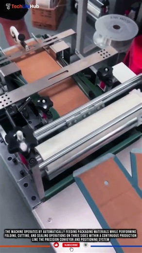Innovation Three Side Wrapping Machine: Fast Precision Packaging Production #tech