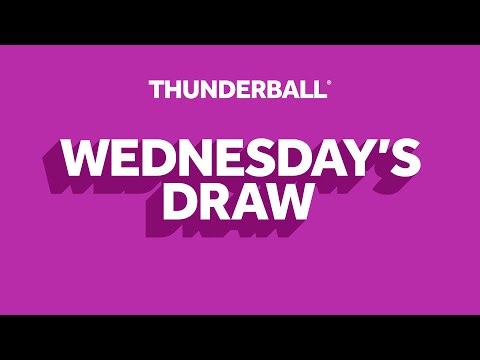 The National Lottery Thunderball draw results from Wednesday 29 April 2026