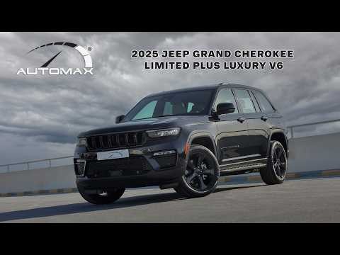 2025 Jeep Grand Cherokee Limited Plus 3.6L V6 | Diamond Black | Black Edition | Fast Walkaround 🔥