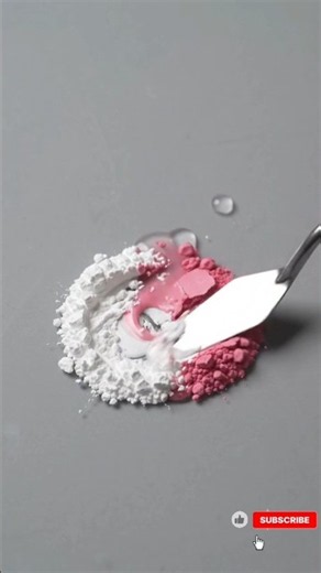 White + Pink Magic 🤍💗 | Ultra Satisfying Color Mixing #Shorts