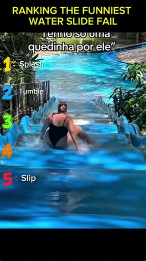 Top 5 Funniest Water Slide Fails Ever! 😂💦 #Shorts
