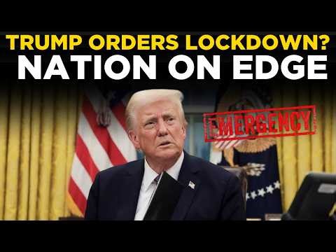 TRUMP LIVE: Trump lockdown order shocks America | Trump emergency measures | US NEWS LIVE