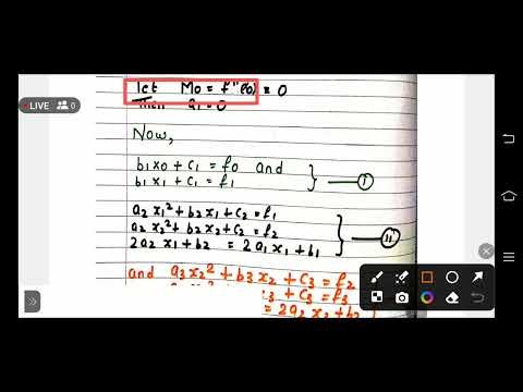 Quadratic Spline Interpolation | Numerical Methods Tutorial with Solved Example | Live Class