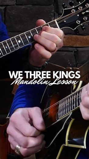 We Three Kings but on MANDOLIN!😱 #christmasmusic #christmashymn