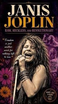 Janis Joplin: Raw, Reckless, and Revolutionary