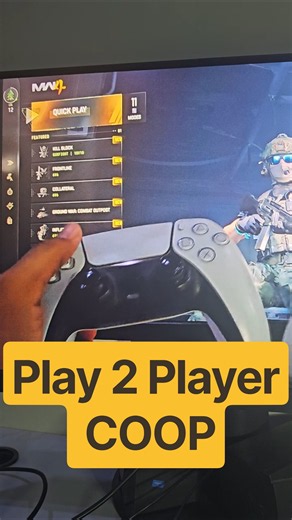 Play 2 Player COOP in COD Modern Warfare 4 Split Screen #CODMW4 #CallOfDuty #SplitScreen #CoOp