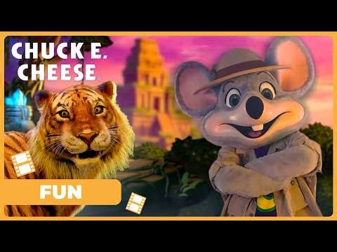 NEW! Chuck E. Cheese's Jumpin' Jungle Animal Adventure!🐯🌴| Chuck E. Cheese Adventure! | Fun for Kids