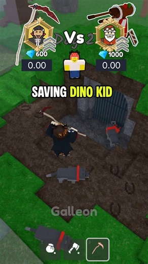 Vampire vs Engineer - Which class saves Dino Kid FASTER? 🦖🧒| 99 Nights in the Forest
