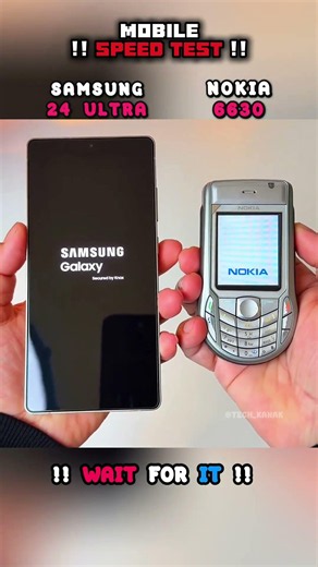 ☣️🌪️ SAMSUNG S24 ULTRA VS NOKIA 6630 SPEED TEST!!