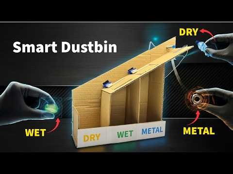 Smart Dustbin using Arduino | Dry, Wet & Metal Waste Segregation Project 2026