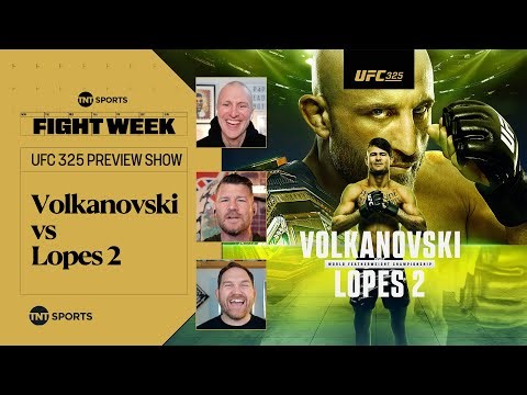 #UFC325 Preview Show: Alexander Volkanovski vs. Diego Lopes 2 🏆 Ft. Michael Bisping 🎥