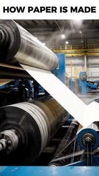 Inside the Factory Where Paper Is Made From Raw Pulp | Full Process Explained