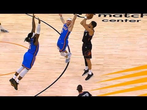 Devin Booker TOUGH GAME WINNER vs OKC over Alex Caruso and Lu Dort 😱