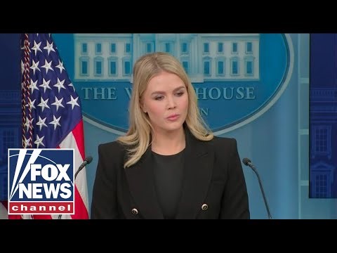 Leavitt goes scorched earth on left-wing reporter during fiery briefing