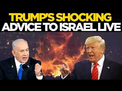 Donald Trump LIVE | Trump Tells Israel To Bomb Iran’s Nuclear Sites | Netanyahu |Hezbollah |Khamenei
