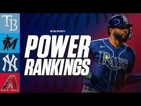 Latest MLB Power Rankings: Rays top team in AL, Marlins remain in Top 10, & More