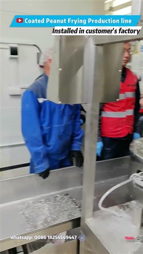 Fully Automatic Coated Peanut Frying Line | Overseas Installation & Commissioning Completed #machine