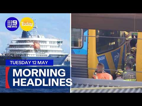 Passengers on virus cruise evacuated; Schoolboy hit by train in hospital | 9 News Australia