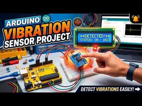 Arduino Vibration Sensor Project | Detect Vibrations Using Arduino Uno || Arduino Uno Project