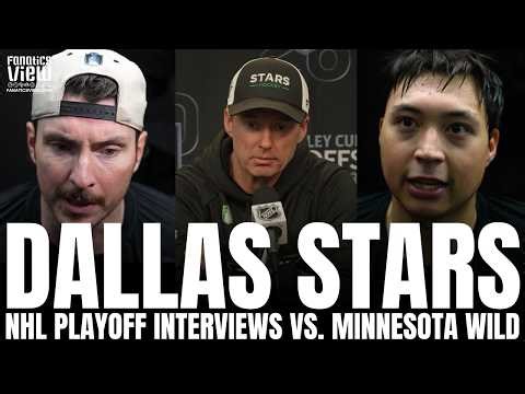 Jason Robertson, Matt Duchene, Jamie Benn & Glen Gulutzan on Stars Mindset vs. Minnesota for GM2