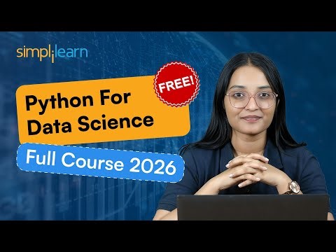 Python for Data Science Full Course 2026 [Free] | Learn Data Science With Python | Simplilearn