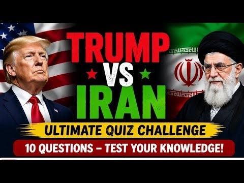 Trump vs Iran Quiz 🔥 Only Geniuses Can Answer This!