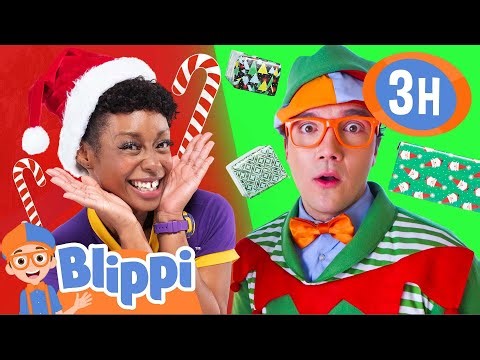 Blippi Helps Santa Deliver Presents! 🎅 Merry Christmas from Blippi | Blippi Educational Videos