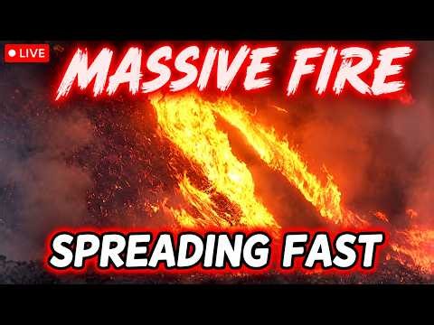 🔴 BREAKING: MASSIVE FIRE! From 20 to 843 Acres SPREADING FAST