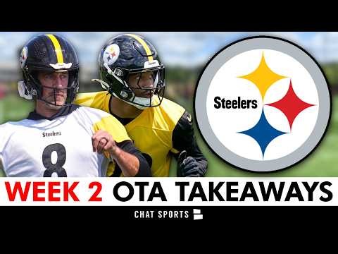 Steelers News: Aaron Rodgers STRUGGLING? + Daylen Everette IMPRESSING After Week 2 Of Steelers OTAs