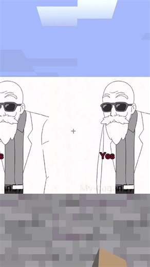 who allowed Roshi to be a professor 💀 (mystognanart) #minecraft #animation