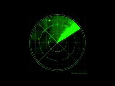 Radar Motion Graphics Animation 30 min 4K - VJ Loop - Ultra HD - Live Wallpaper - Screensaver Green