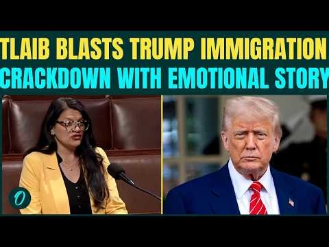 'I'm The Daughter Of Palestinian Immigrants!': Rashida Tlaib ATTACKS Trump in Immigration Speech