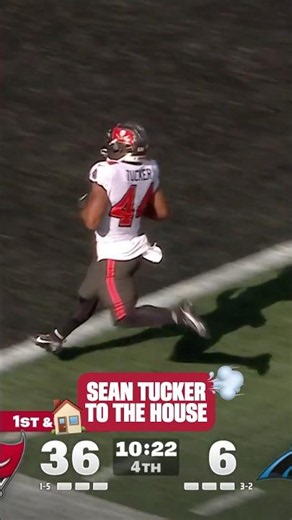 SEAN TUCKER IS #PL44SED ‼️📺: #TBvsCAR on FOX #seantucker #touchdown #buccaneers #nfl