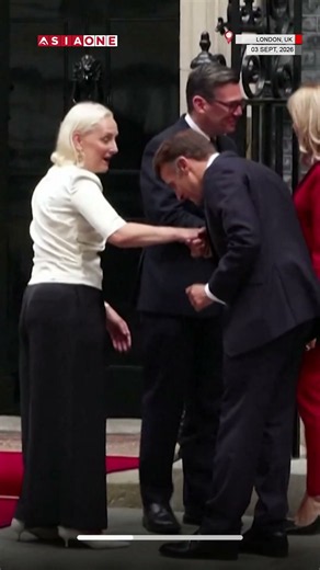 Macron Arrives At Downing Street To Meet UK Prime Minister Burnham | Asia One News