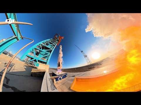 Unlock 360° View of the Rocket Launch | DJI Osmo 360 II