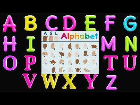 ABC in American Sign Language for Kids | Learn ASL Alphabet with Pictures