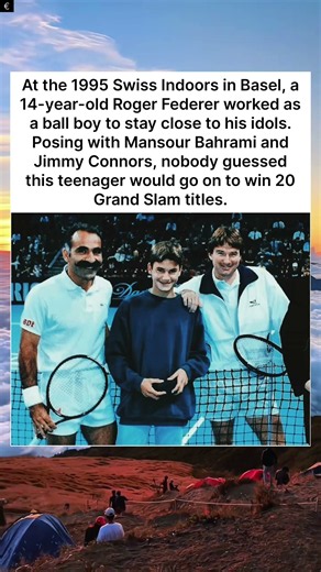Roger Federer at 14 in 1995 🎾 The Ball Boy Who Became a Tennis Legend!