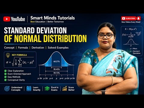 Standard Deviation of Normal Distribution | Full Concept & Solved Examples |