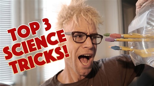 Magic tricks you can do at home using science