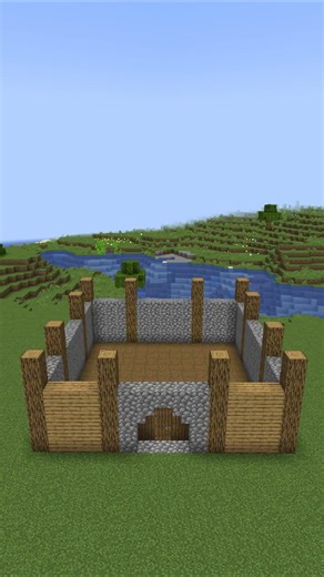 simple survival house minecraft | tutorial timelapse #minecraft