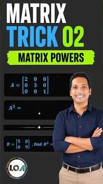CET Exam Hack: Matrix Powers Solved Instantly!