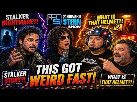 Bam Margera’s Stalker Nightmare & Sal’s Bizarre Hair Helmet 😳 | The Howard Stern Show