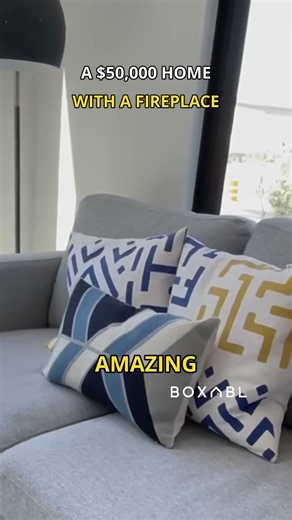 FaZe Rug Tours a $50,000 BOXABL Home With a Fireplace 🔥 @boxabl