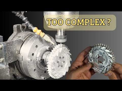 I Tried Machining a Jet Engine Diffuser on a Hobby CNC, RC Turbine part 7