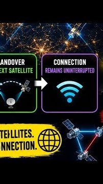 How Does Starlink Provide Uninterrupted Satellite Internet?#satellite#internet #network#educational